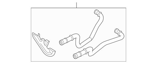 64119382866 KALORİFER RADYATÖR GİRİŞ ÇIKIŞ BORUSU BMW G20 G21 G28 G01 G02 G08