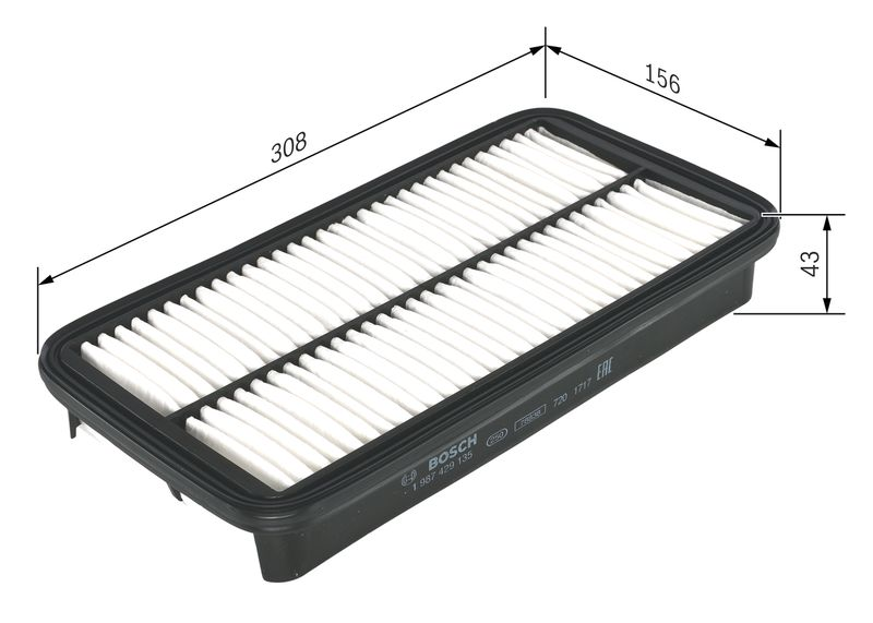 HAVA FİLTRESİ TOYOTA CORONA ST191 1993-1996 ARASI (BOSCH)