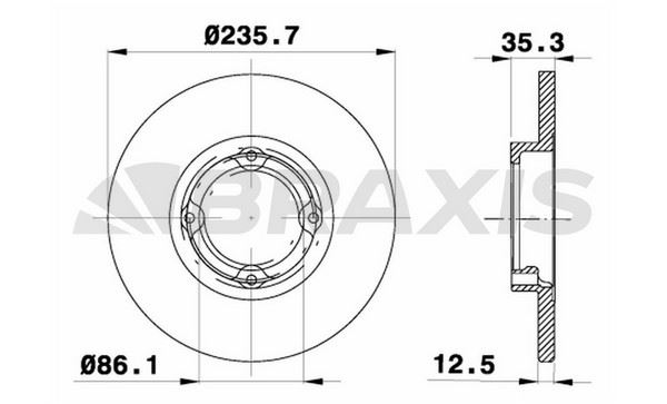 ÖN FREN DİSKİ TAKIM CHEVROLET SPARK M200 M250 2005-2010 (BRAXIS)