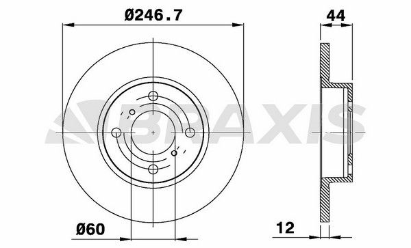 ÖN FREN DİSKİ SAĞ SOL TAKIM OPEL AGILA A 2000-2007 ( BRAXIS )