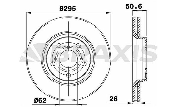 ÖN FREN DİSKİ 295mm TAKIM TOYOTA VERSO AVENSIS 2009-2014 (BRAXIS)