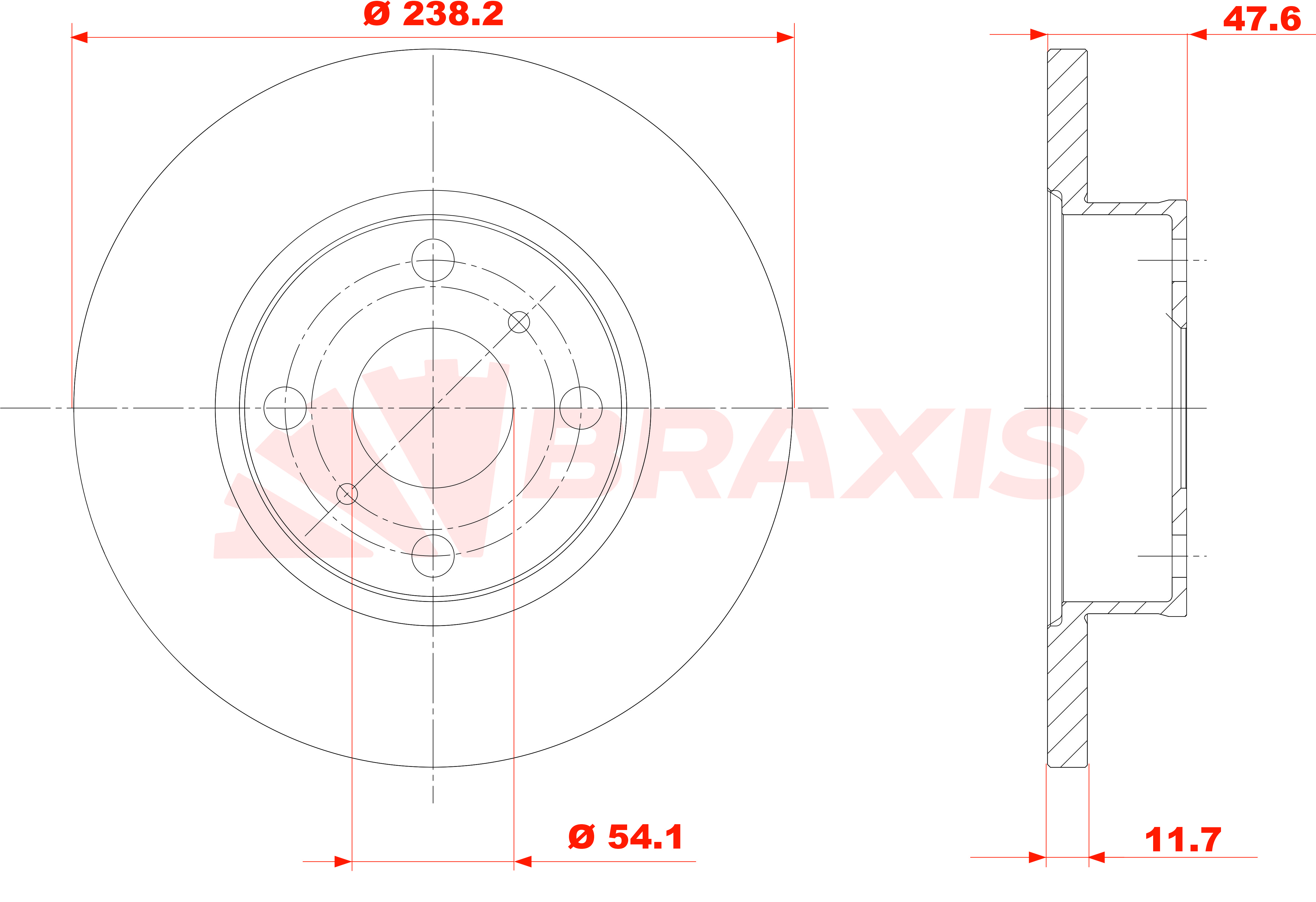 ÖN FREN DİSKİ AYNASI TAKIM TOYOTA COROLLA AE92 1987-1992 (BRAXIS)