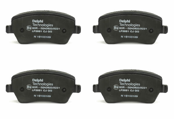 ÖN FREN BALATASI TAKIM NISSAN NOTE E11 2006-2012 ARASI ( DELPHİ )