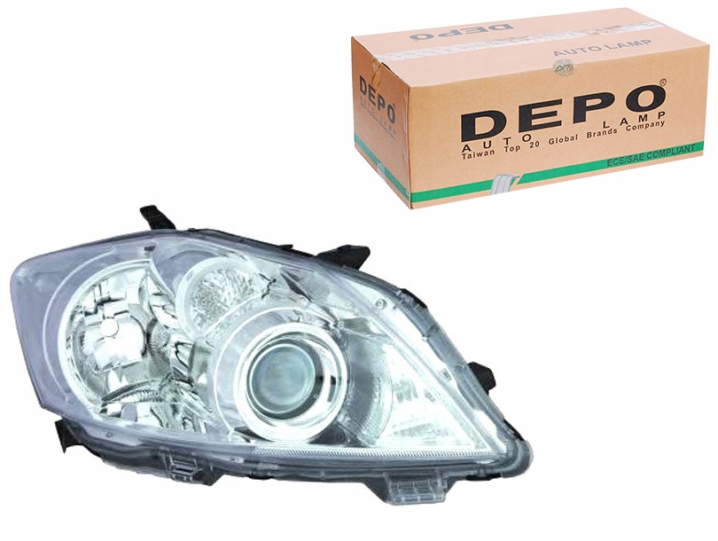 SAĞ FAR HALOJEN KROM TİP TOYOTA AURIS 2010 2011 2012 MODEL (DEPO)