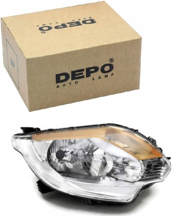 SAĞ FAR KROM TİP MITSUBISHI L200 FIAT FULLBACK 2015-2019 (DEPO)