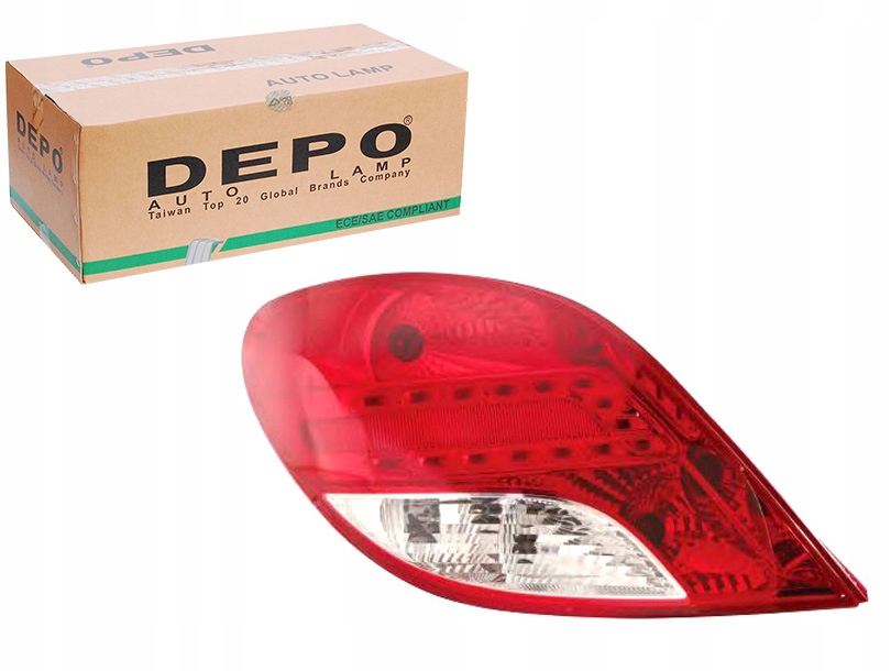 SOL STOP LAMBASI LEDLİ PEUGEOT 207 2010-2012 ARASI (DEPO)