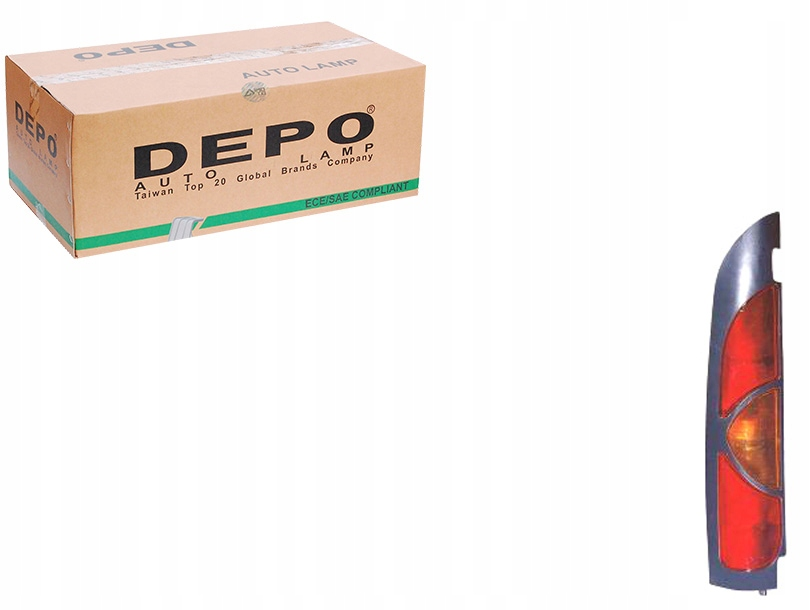SOL STOP LAMBASI ÇİFT KAPAK RENAULT KANGOO 1997-2003 (DEPO)