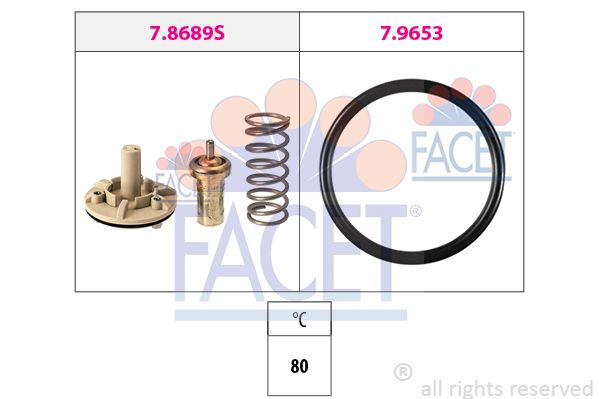 TERMOSTAT 80>95° GOLF V VI JETTA III IV POLO SCIROCCO TIGUAN TOURAN A1 FABIA IBIZA V ALHAMBRA 1,4TSI / TFSI 08>