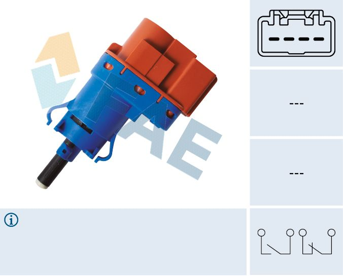FREN PEDAL LAMBA MÜŞÜRÜ FIAT EGEA FIORINO MANUEL VİTES (FAE)