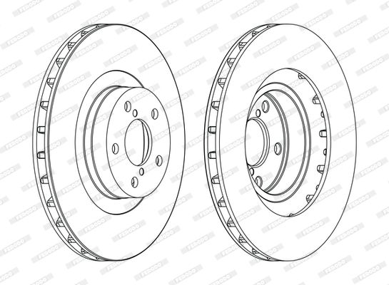 ÖN FREN DİSKİ 294mm TAKIM SUBARU XV 2012-2022 ARASI (FERODO)