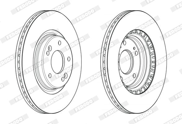 ÖN FREN DİSKİ 305mm TAKIM SPORTAGE TUCSON 2015-2020  (FERODO)