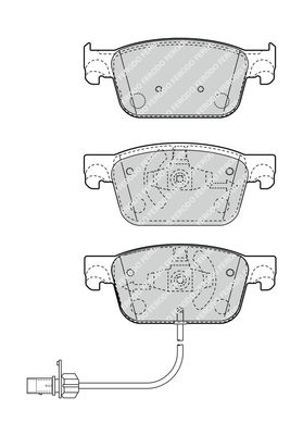 ÖN FREN BALATASI TAKIM TAKIM AUDI A4 A5 2015-2019 ARASI (FERODO)