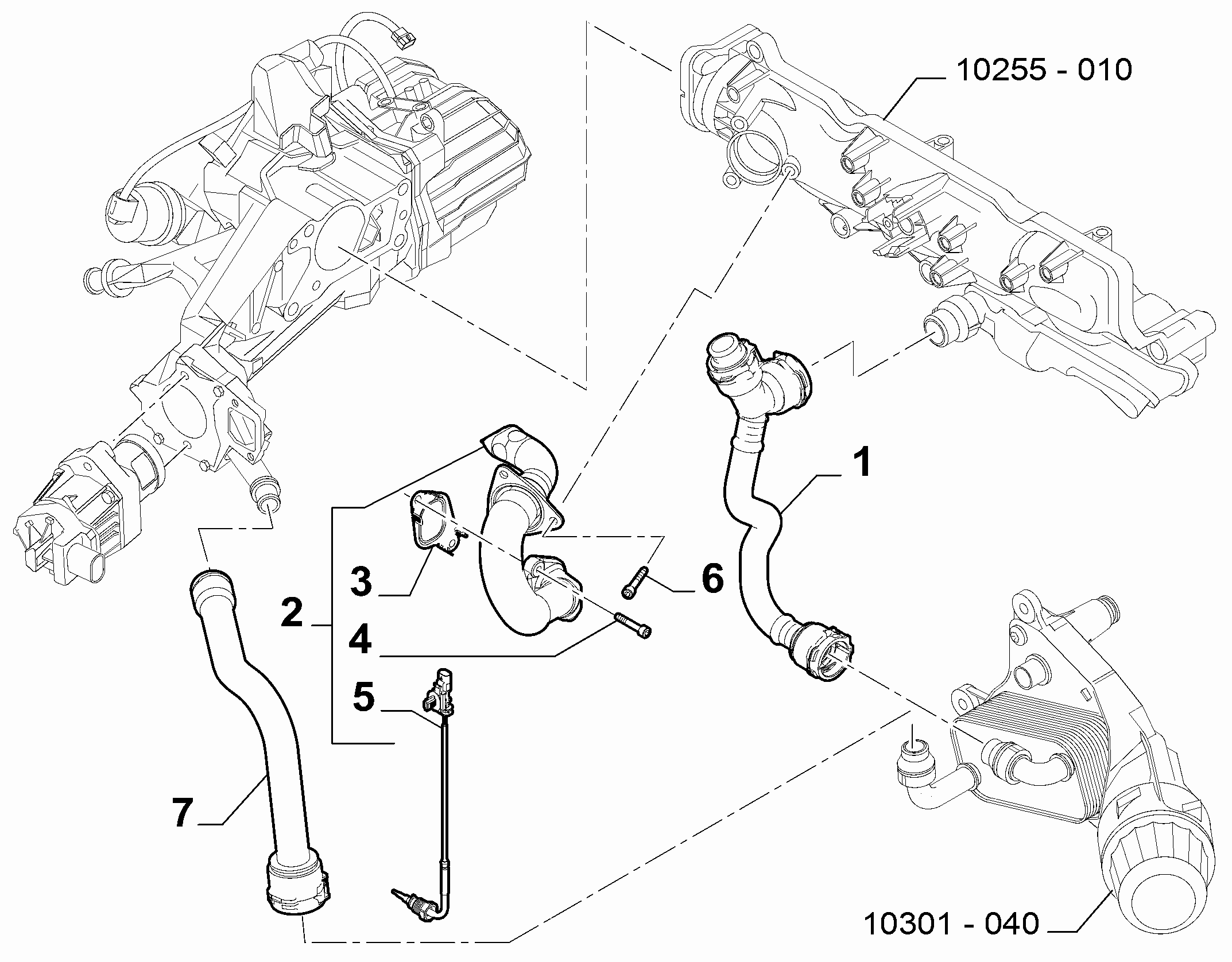 YAĞ SOĞUTUCU BORUSU FIAT EGEA DOBLO 1,6 MJET (OPAR 46338952)