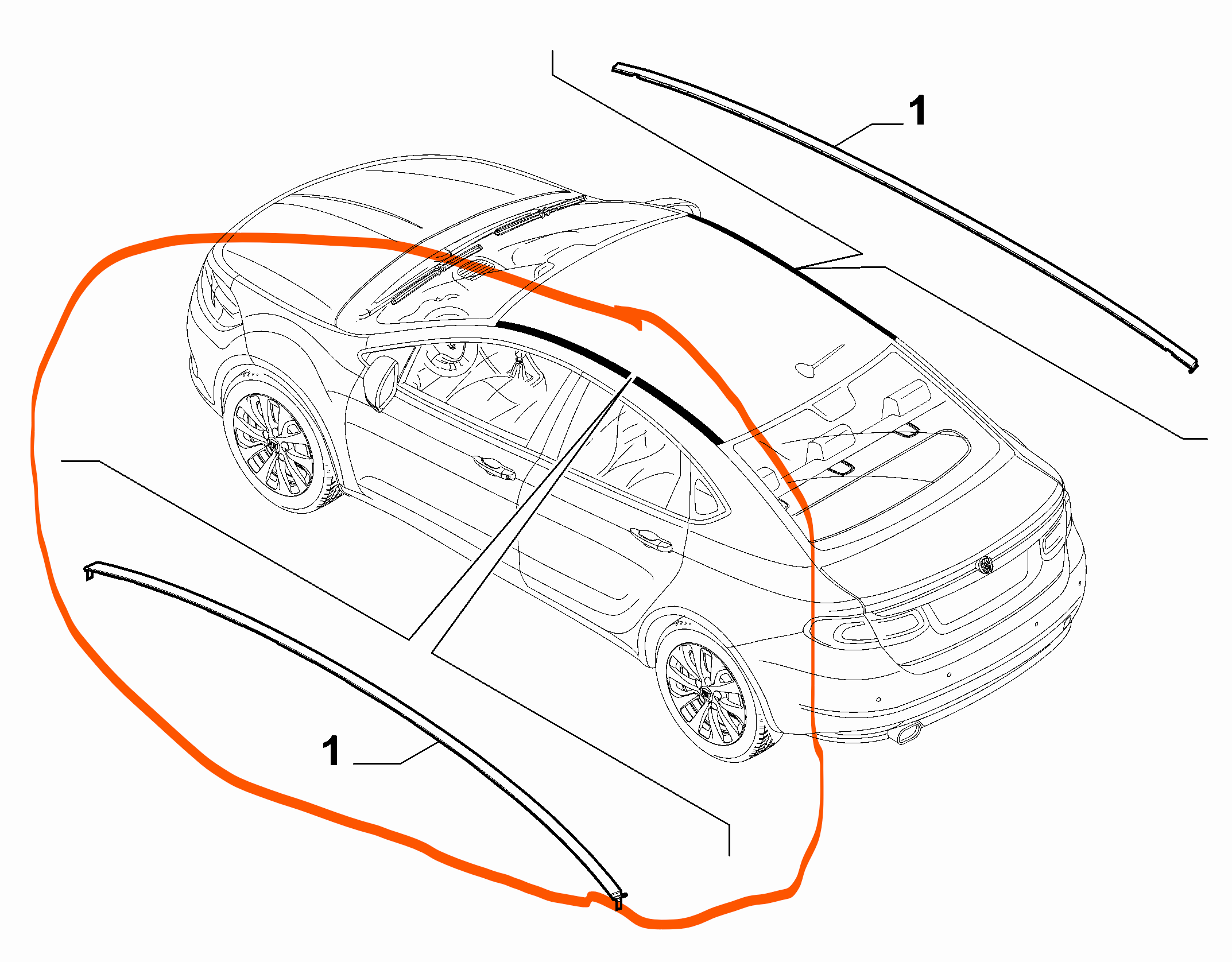 SOL TAVAN ÇITASI FIAT EGEA SEDAN 2015-2026 (OPAR 735660084)