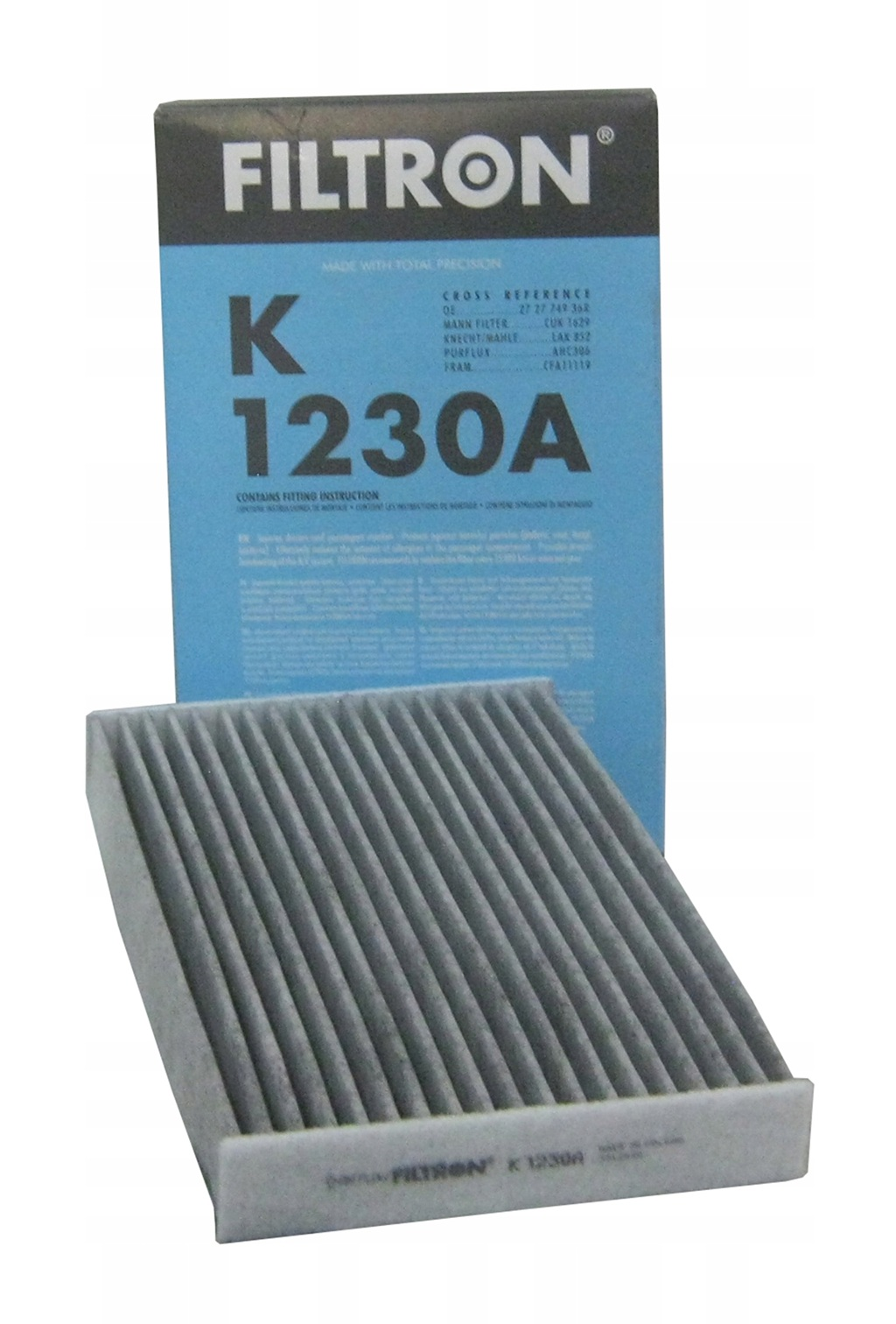 POLEN FİLTRESİ KARBONLU RENAULT FLUENCE 2010-2016 ARASI (FILTRON)