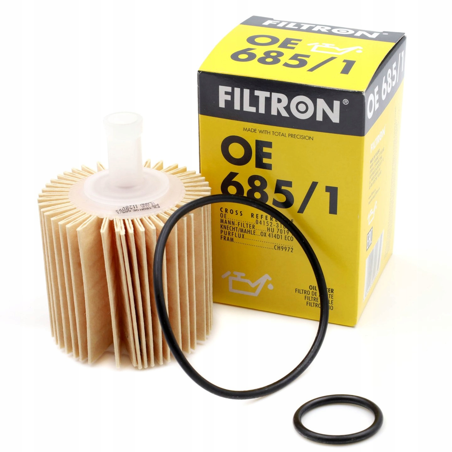 YAĞ FİLTRESİ COROLLA AURIS YARIS 1.4 D4D DİZEL 2007-2018 (FILTRON)