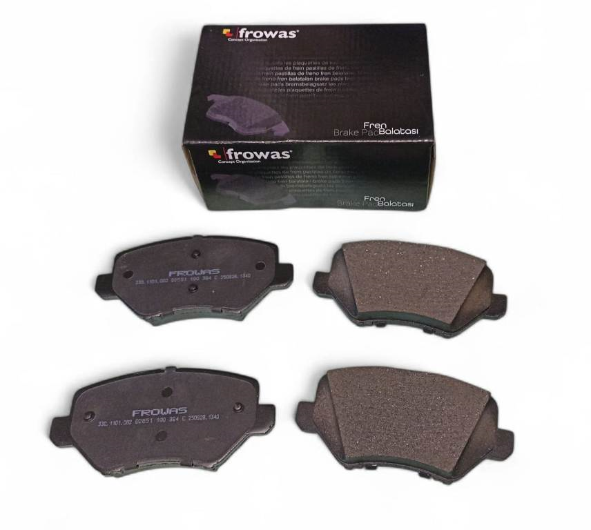 ÖN FREN BALATASI 126mm PEUGEOT 2008 P2008 2024 2025 MODEL (FROWAS)