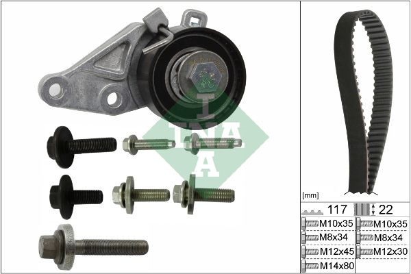 FORD FOCUS 1998-2004 1.4 - 1.6 BENZİNLİ / TRİGER SETİ KİTİ (İNA)