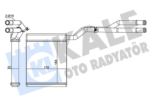 KALORİFER RADYATÖRÜ PETEĞİ FORD MONDEO 2007-2014 (KALE)