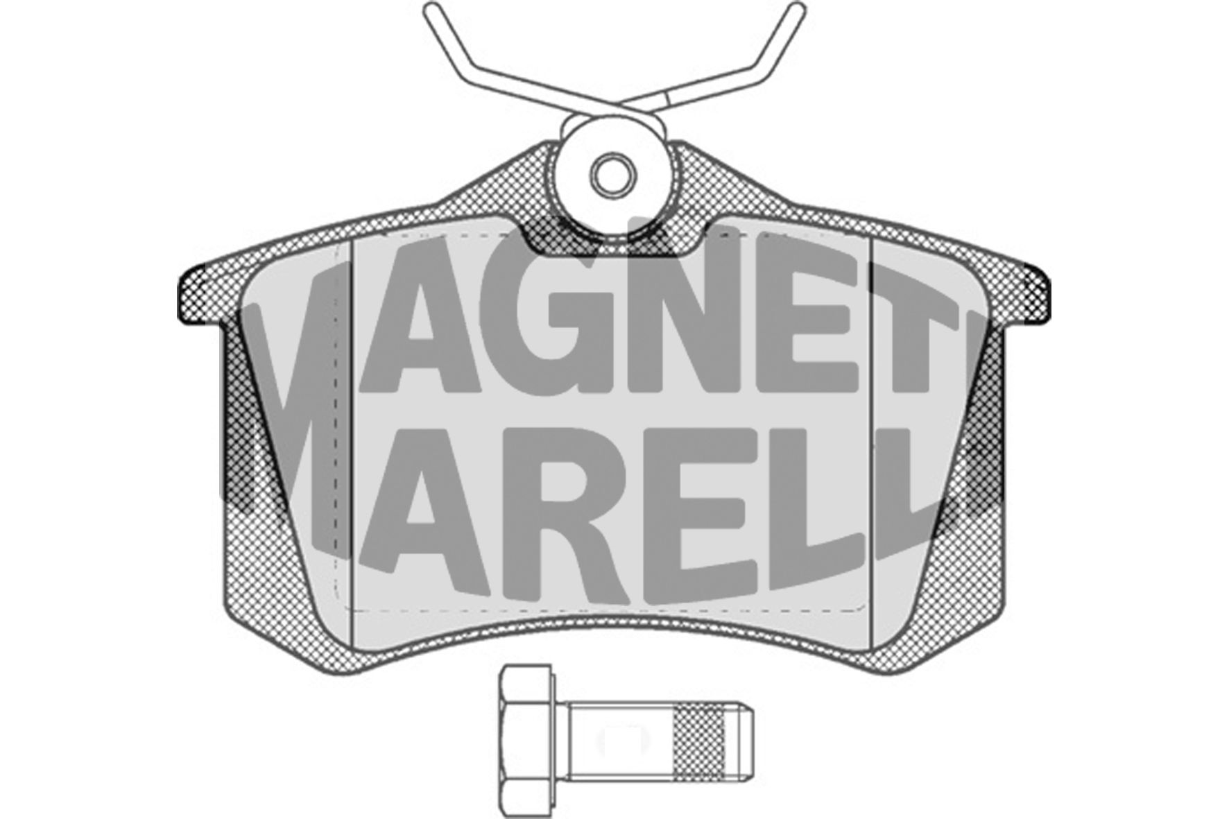 ARKA FREN BALATASI TAKIM MEGANE II - III FLUENCE (MARELLI)