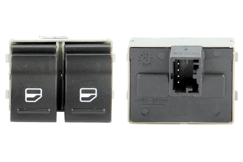 ÖN SOL ÇİFTLİ CAM AÇMA DÜĞMESİ TRANSPORTER T5 T6 2003-2015 (PIED)