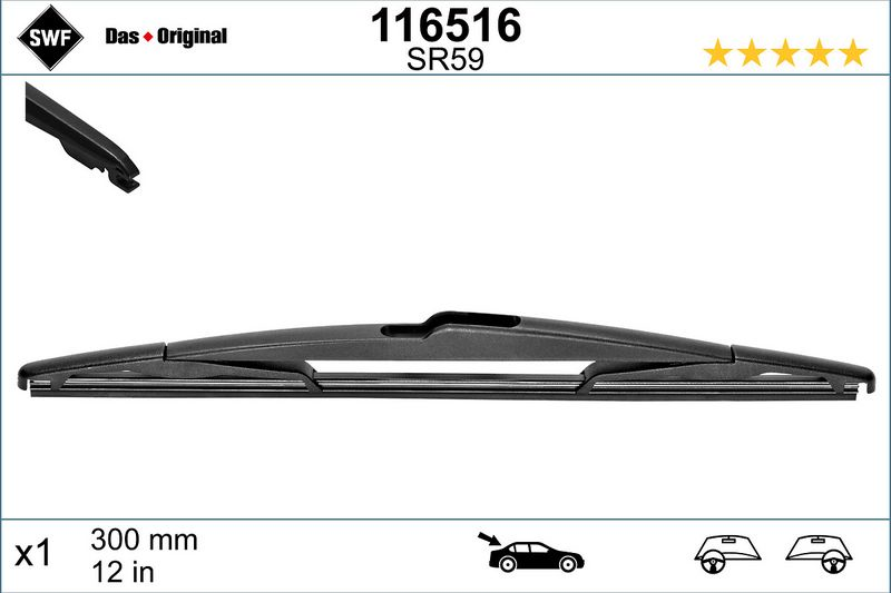 ARKA SİLECEK SÜPÜRGESİ NISSAN QASHQAI J10 J11 2007-2020 ARASI (SWF)