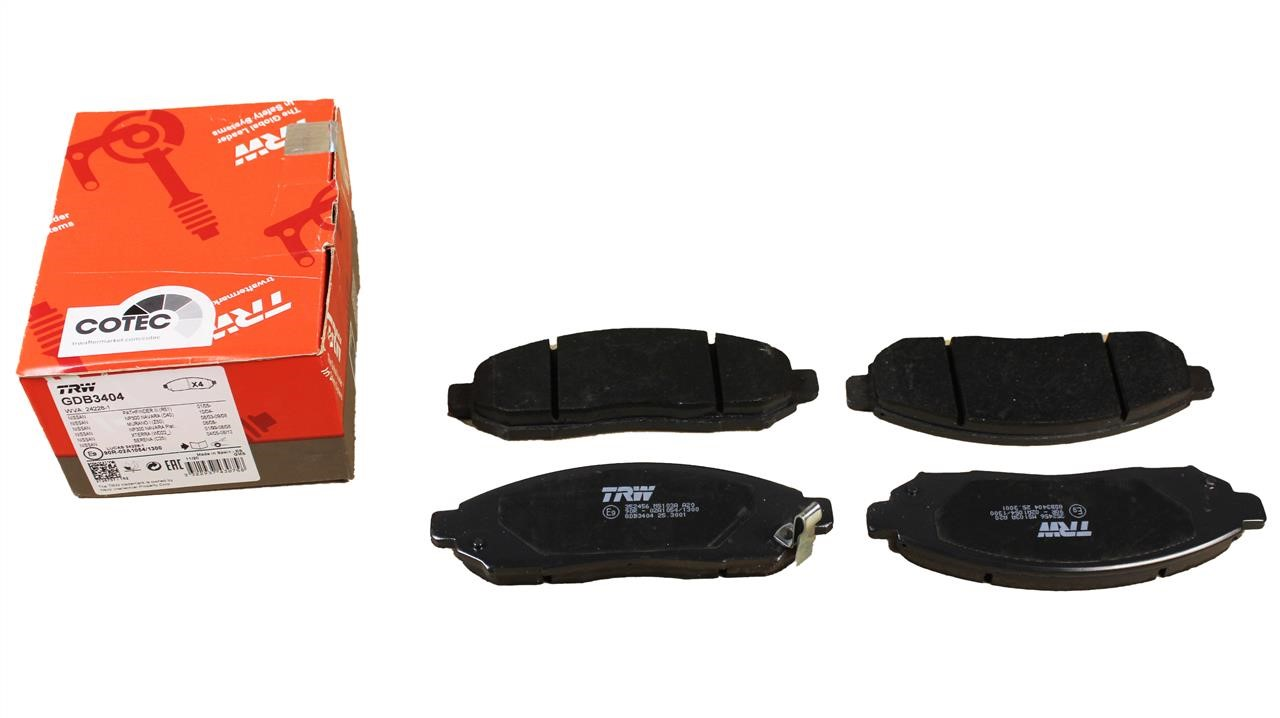 ÖN FREN BALATASI TAKIM NISSAN NAVARA 2004-2010 ARASI (TRW)