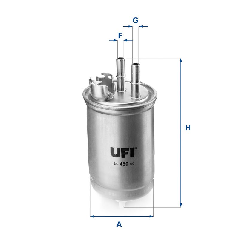 UFI 24.450.00 MAZOT FİLTRESİ CONNECT 1,8TDCI 75PS 2002-2005