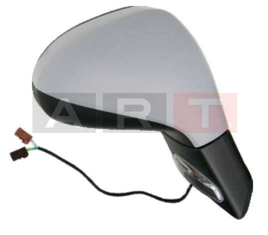 DIŞ DİKİZ AYNASI  PEUGEOT 207 2006-2012 ELK ISITMALI SİN SEN.SAĞ