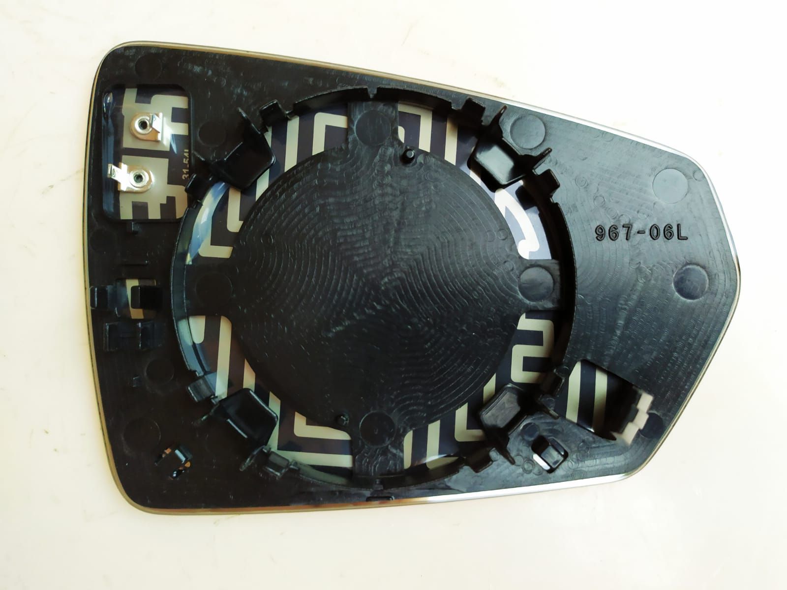 DIŞ DİKİZ AYNA CAMI VW POLO 2017-ISITMALI ASFERİK SOL