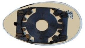 DIŞ DİKİZ AYNA CAMI ALFA 156 1997-2005 ISITMALI MAVİ SAĞ