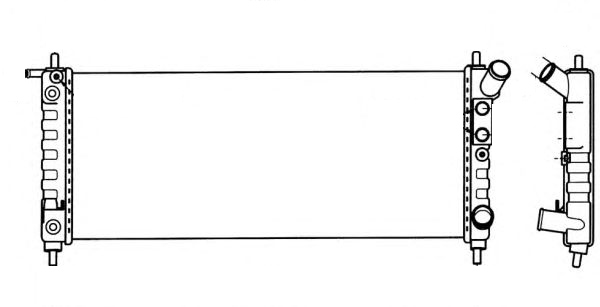 OPEL CORSA B 1998-2000 1,2 X12XE OTOMATİK / MOTOR SU RADYATÖRÜ